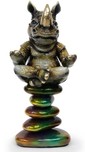 Carlos and Albert Carlos and Albert Rhino Zen (Bronze) (Medium)